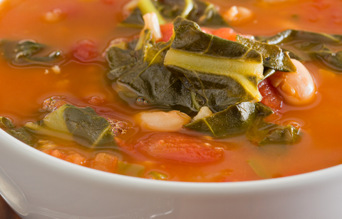 SOPA DE BELDROEGAS E FEIJÃO AZUKI