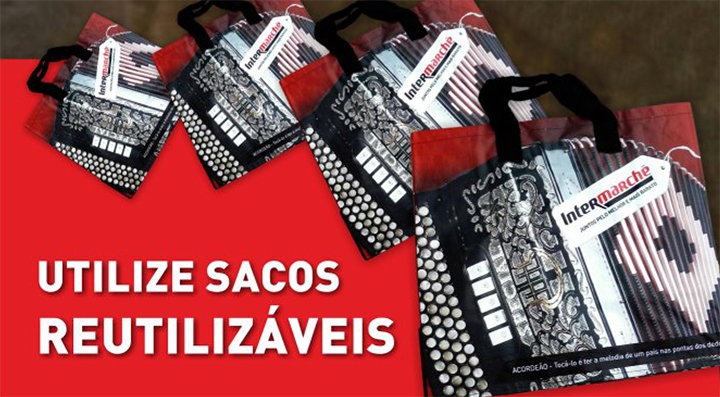 Sacos reutilizáveis Intermarché